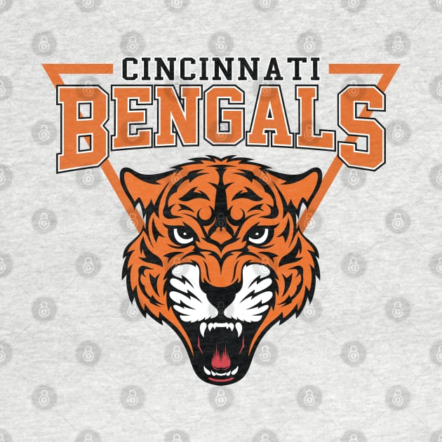 Retro Bengals by Cemploex_Art